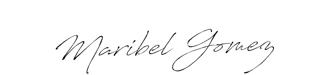 How to make Maribel Gomez signature? Antro_Vectra is a professional autograph style. Create handwritten signature for Maribel Gomez name. Maribel Gomez signature style 6 images and pictures png