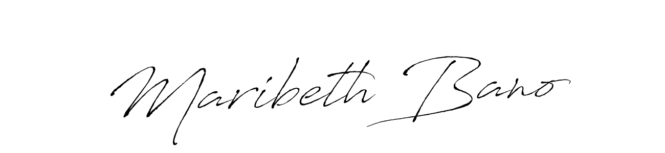 How to make Maribeth Bano signature? Antro_Vectra is a professional autograph style. Create handwritten signature for Maribeth Bano name. Maribeth Bano signature style 6 images and pictures png