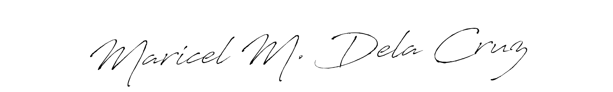 Make a beautiful signature design for name Maricel M. Dela Cruz. Use this online signature maker to create a handwritten signature for free. Maricel M. Dela Cruz signature style 6 images and pictures png