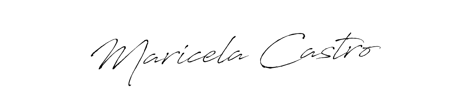 Create a beautiful signature design for name Maricela Castro. With this signature (Antro_Vectra) fonts, you can make a handwritten signature for free. Maricela Castro signature style 6 images and pictures png