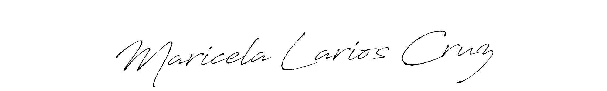 Antro_Vectra is a professional signature style that is perfect for those who want to add a touch of class to their signature. It is also a great choice for those who want to make their signature more unique. Get Maricela Larios Cruz name to fancy signature for free. Maricela Larios Cruz signature style 6 images and pictures png