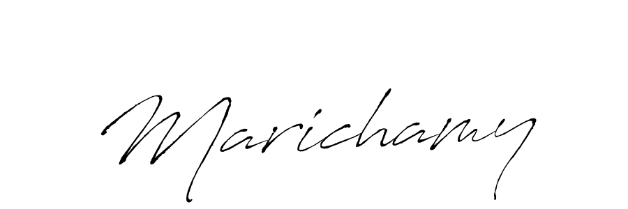 Create a beautiful signature design for name Marichamy. With this signature (Antro_Vectra) fonts, you can make a handwritten signature for free. Marichamy signature style 6 images and pictures png