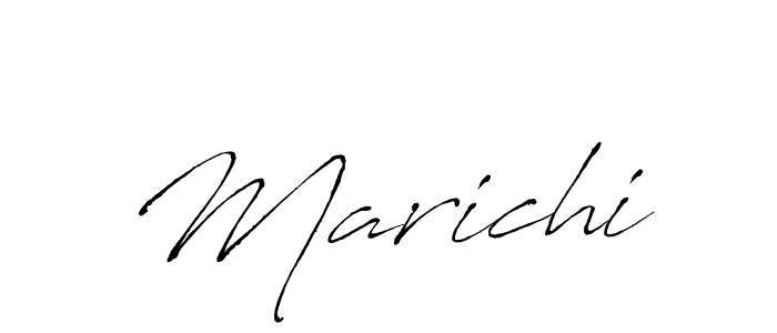 Design your own signature with our free online signature maker. With this signature software, you can create a handwritten (Antro_Vectra) signature for name Marichi. Marichi signature style 6 images and pictures png