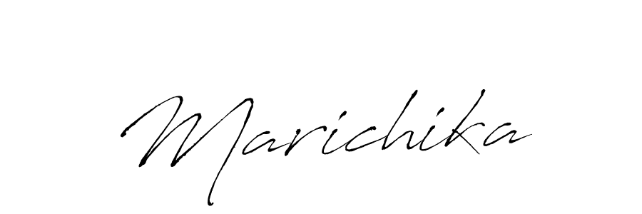 Marichika stylish signature style. Best Handwritten Sign (Antro_Vectra) for my name. Handwritten Signature Collection Ideas for my name Marichika. Marichika signature style 6 images and pictures png