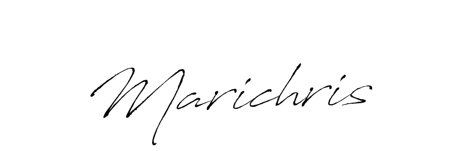 You should practise on your own different ways (Antro_Vectra) to write your name (Marichris) in signature. don't let someone else do it for you. Marichris signature style 6 images and pictures png