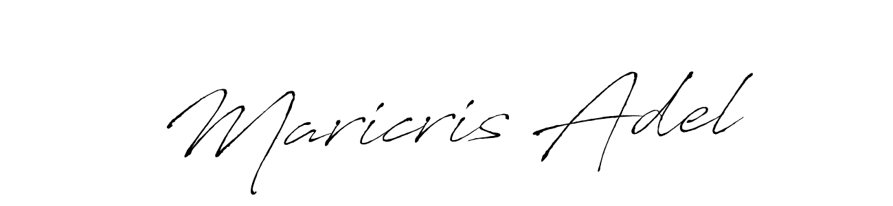 How to make Maricris Adel signature? Antro_Vectra is a professional autograph style. Create handwritten signature for Maricris Adel name. Maricris Adel signature style 6 images and pictures png