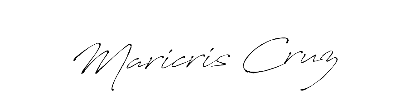 Antro_Vectra is a professional signature style that is perfect for those who want to add a touch of class to their signature. It is also a great choice for those who want to make their signature more unique. Get Maricris Cruz name to fancy signature for free. Maricris Cruz signature style 6 images and pictures png