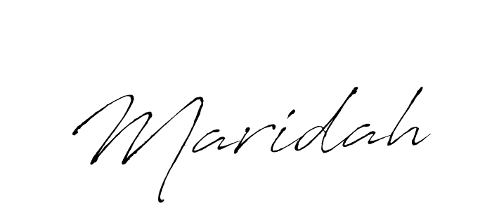 Make a beautiful signature design for name Maridah. With this signature (Antro_Vectra) style, you can create a handwritten signature for free. Maridah signature style 6 images and pictures png