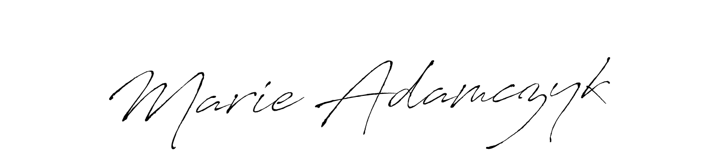 It looks lik you need a new signature style for name Marie Adamczyk. Design unique handwritten (Antro_Vectra) signature with our free signature maker in just a few clicks. Marie Adamczyk signature style 6 images and pictures png