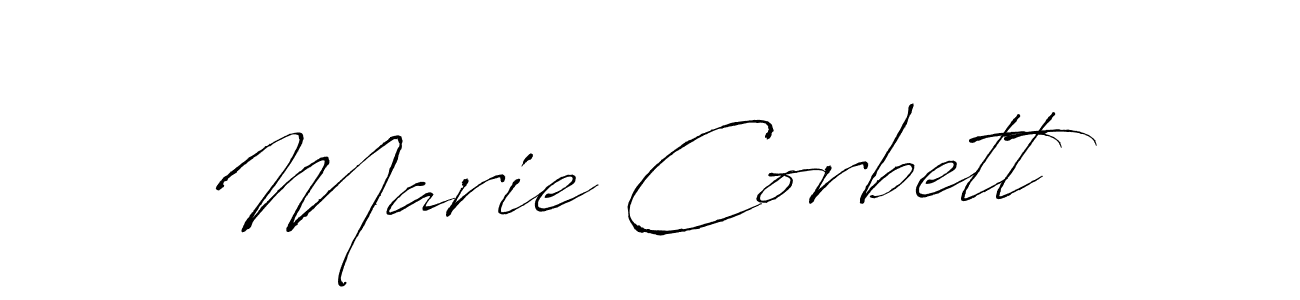 Antro_Vectra is a professional signature style that is perfect for those who want to add a touch of class to their signature. It is also a great choice for those who want to make their signature more unique. Get Marie Corbett name to fancy signature for free. Marie Corbett signature style 6 images and pictures png