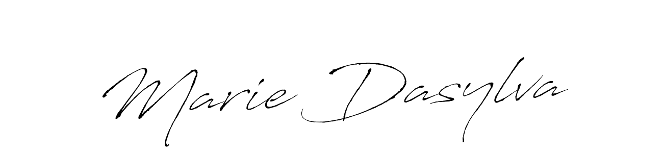 How to make Marie Dasylva name signature. Use Antro_Vectra style for creating short signs online. This is the latest handwritten sign. Marie Dasylva signature style 6 images and pictures png