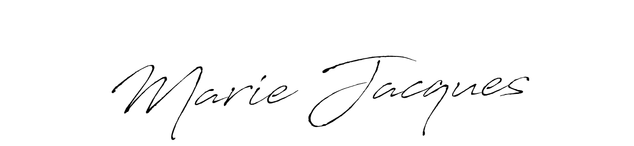 Create a beautiful signature design for name Marie Jacques. With this signature (Antro_Vectra) fonts, you can make a handwritten signature for free. Marie Jacques signature style 6 images and pictures png