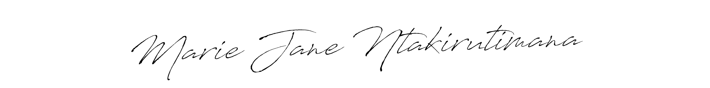 How to make Marie Jane Ntakirutimana signature? Antro_Vectra is a professional autograph style. Create handwritten signature for Marie Jane Ntakirutimana name. Marie Jane Ntakirutimana signature style 6 images and pictures png