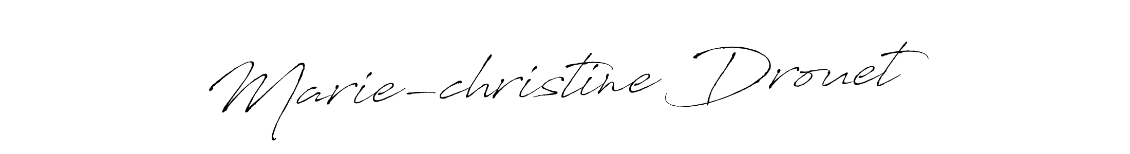 Make a beautiful signature design for name Marie-christine Drouet. Use this online signature maker to create a handwritten signature for free. Marie-christine Drouet signature style 6 images and pictures png