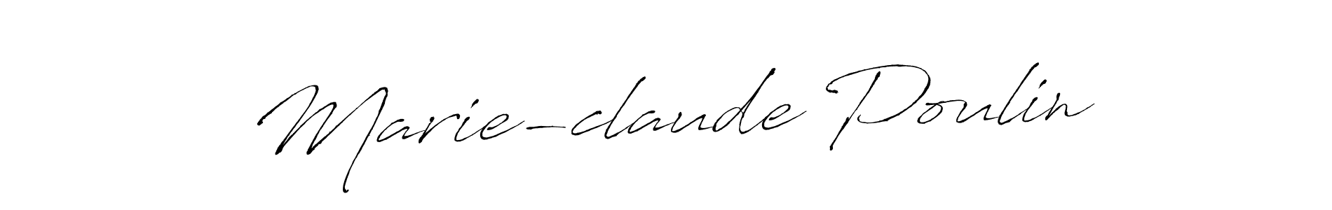 You should practise on your own different ways (Antro_Vectra) to write your name (Marie-claude Poulin) in signature. don't let someone else do it for you. Marie-claude Poulin signature style 6 images and pictures png