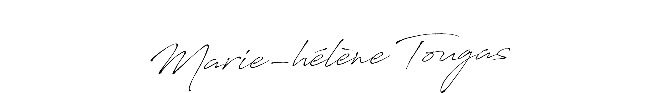 The best way (Antro_Vectra) to make a short signature is to pick only two or three words in your name. The name Marie-hélène Tougas include a total of six letters. For converting this name. Marie-hélène Tougas signature style 6 images and pictures png