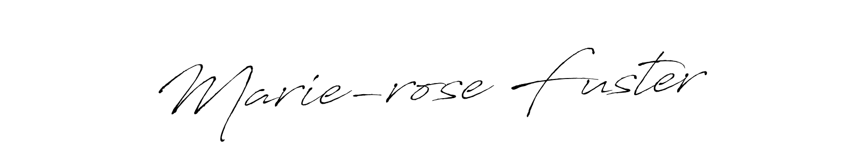 Make a beautiful signature design for name Marie-rose Fuster. With this signature (Antro_Vectra) style, you can create a handwritten signature for free. Marie-rose Fuster signature style 6 images and pictures png