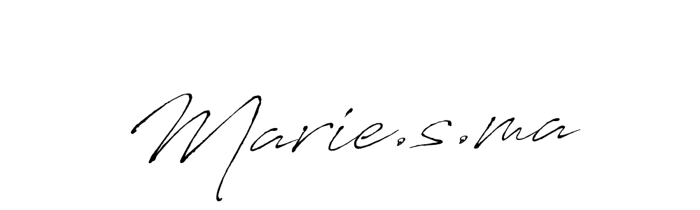 It looks lik you need a new signature style for name Marie.s.ma. Design unique handwritten (Antro_Vectra) signature with our free signature maker in just a few clicks. Marie.s.ma signature style 6 images and pictures png