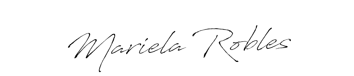 Antro_Vectra is a professional signature style that is perfect for those who want to add a touch of class to their signature. It is also a great choice for those who want to make their signature more unique. Get Mariela Robles name to fancy signature for free. Mariela Robles signature style 6 images and pictures png