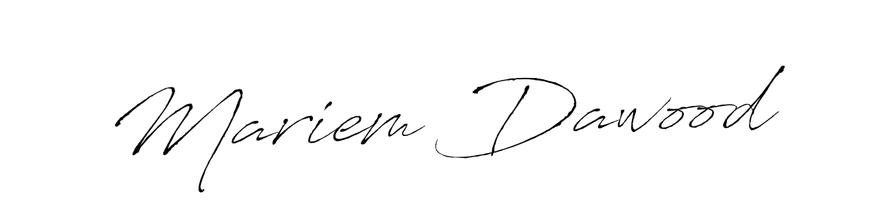 Also You can easily find your signature by using the search form. We will create Mariem Dawood name handwritten signature images for you free of cost using Antro_Vectra sign style. Mariem Dawood signature style 6 images and pictures png