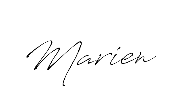 Also we have Marien name is the best signature style. Create professional handwritten signature collection using Antro_Vectra autograph style. Marien signature style 6 images and pictures png