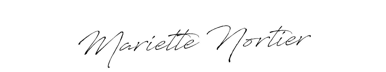 Use a signature maker to create a handwritten signature online. With this signature software, you can design (Antro_Vectra) your own signature for name Mariette Nortier. Mariette Nortier signature style 6 images and pictures png