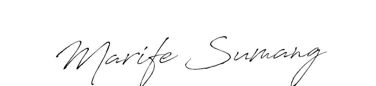 if you are searching for the best signature style for your name Marife Sumang. so please give up your signature search. here we have designed multiple signature styles  using Antro_Vectra. Marife Sumang signature style 6 images and pictures png