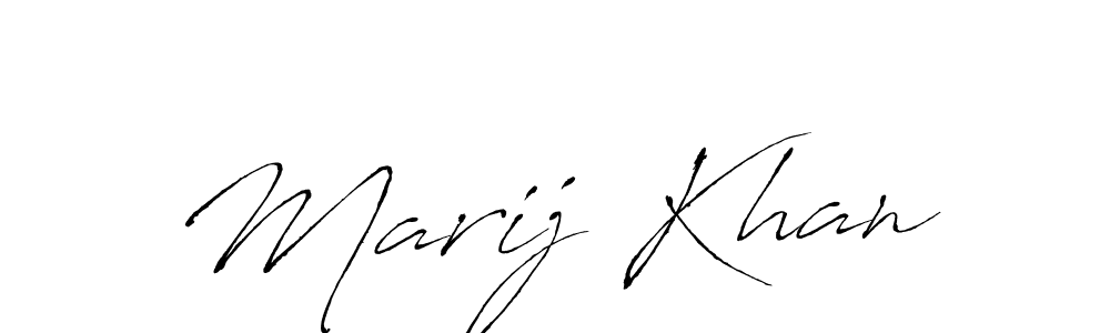 How to make Marij Khan signature? Antro_Vectra is a professional autograph style. Create handwritten signature for Marij Khan name. Marij Khan signature style 6 images and pictures png