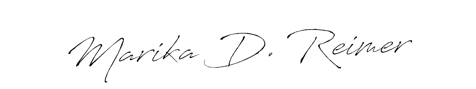 Make a beautiful signature design for name Marika D. Reimer. Use this online signature maker to create a handwritten signature for free. Marika D. Reimer signature style 6 images and pictures png