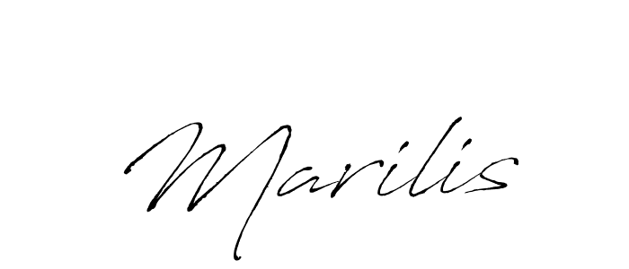 Similarly Antro_Vectra is the best handwritten signature design. Signature creator online .You can use it as an online autograph creator for name Marilis. Marilis signature style 6 images and pictures png