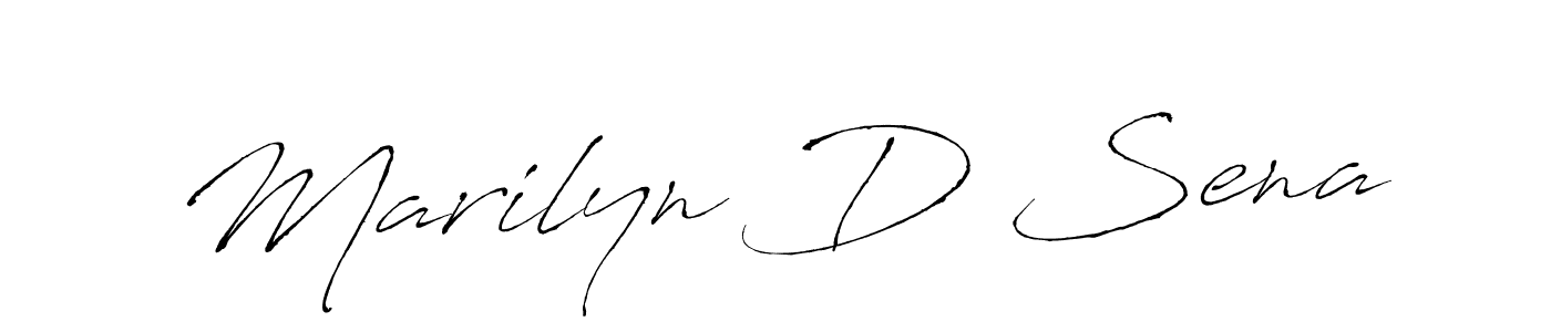 Once you've used our free online signature maker to create your best signature Antro_Vectra style, it's time to enjoy all of the benefits that Marilyn D Sena name signing documents. Marilyn D Sena signature style 6 images and pictures png