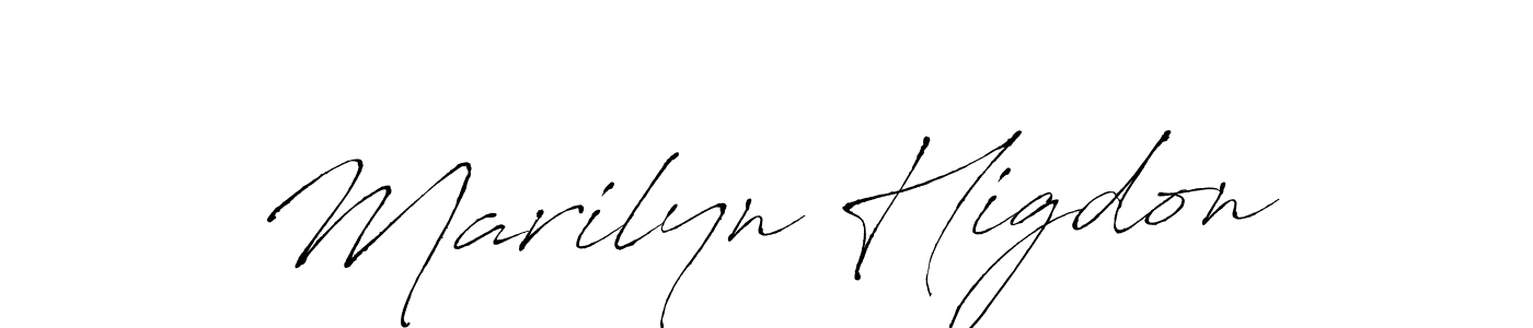 Use a signature maker to create a handwritten signature online. With this signature software, you can design (Antro_Vectra) your own signature for name Marilyn Higdon. Marilyn Higdon signature style 6 images and pictures png