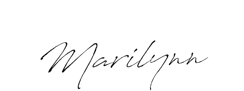 Create a beautiful signature design for name Marilynn. With this signature (Antro_Vectra) fonts, you can make a handwritten signature for free. Marilynn signature style 6 images and pictures png