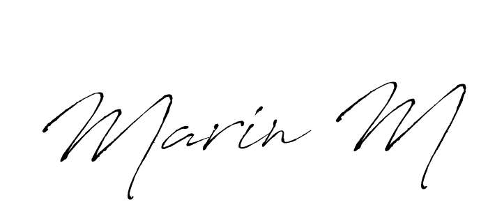 if you are searching for the best signature style for your name Marin M. so please give up your signature search. here we have designed multiple signature styles  using Antro_Vectra. Marin M signature style 6 images and pictures png