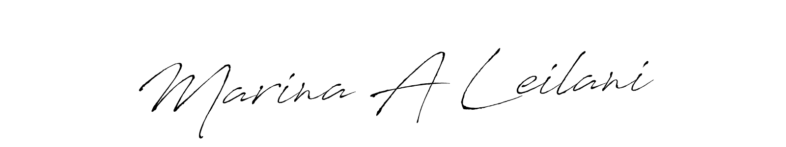 It looks lik you need a new signature style for name Marina A Leilani. Design unique handwritten (Antro_Vectra) signature with our free signature maker in just a few clicks. Marina A Leilani signature style 6 images and pictures png