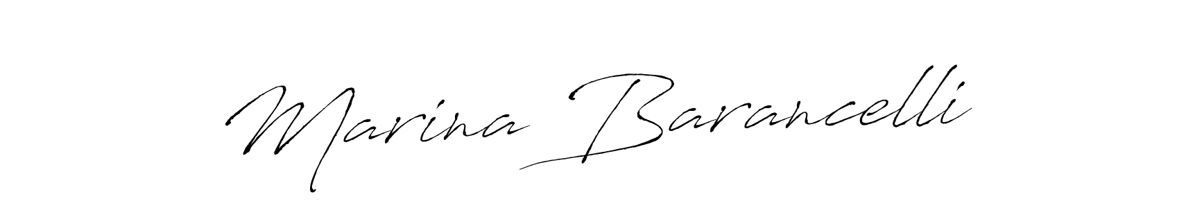 Marina Barancelli stylish signature style. Best Handwritten Sign (Antro_Vectra) for my name. Handwritten Signature Collection Ideas for my name Marina Barancelli. Marina Barancelli signature style 6 images and pictures png