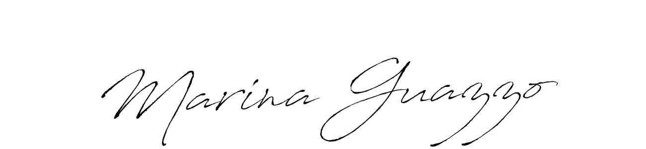 Antro_Vectra is a professional signature style that is perfect for those who want to add a touch of class to their signature. It is also a great choice for those who want to make their signature more unique. Get Marina Guazzo name to fancy signature for free. Marina Guazzo signature style 6 images and pictures png