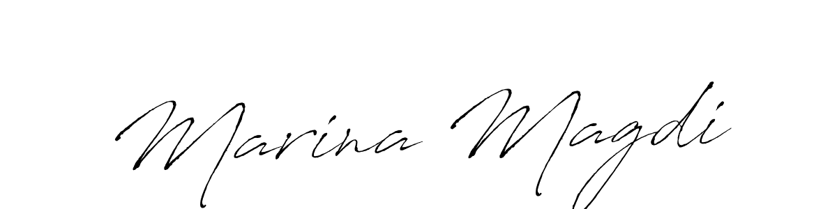 Once you've used our free online signature maker to create your best signature Antro_Vectra style, it's time to enjoy all of the benefits that Marina Magdi name signing documents. Marina Magdi signature style 6 images and pictures png