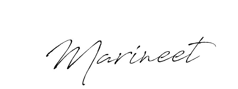 Antro_Vectra is a professional signature style that is perfect for those who want to add a touch of class to their signature. It is also a great choice for those who want to make their signature more unique. Get Marineet name to fancy signature for free. Marineet signature style 6 images and pictures png