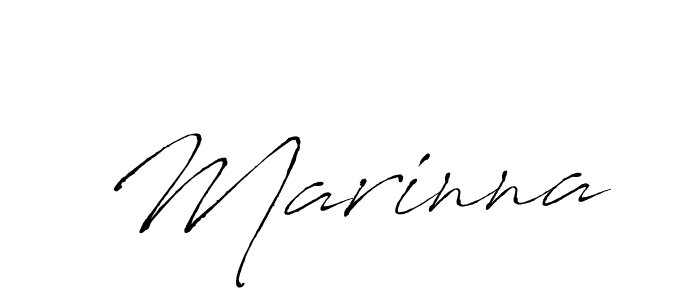 How to make Marinna signature? Antro_Vectra is a professional autograph style. Create handwritten signature for Marinna name. Marinna signature style 6 images and pictures png