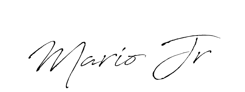 Mario Jr stylish signature style. Best Handwritten Sign (Antro_Vectra) for my name. Handwritten Signature Collection Ideas for my name Mario Jr. Mario Jr signature style 6 images and pictures png