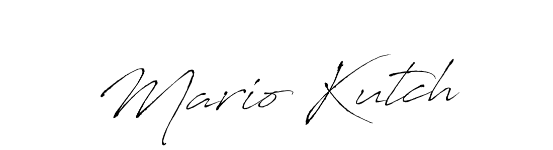 You should practise on your own different ways (Antro_Vectra) to write your name (Mario Kutch) in signature. don't let someone else do it for you. Mario Kutch signature style 6 images and pictures png