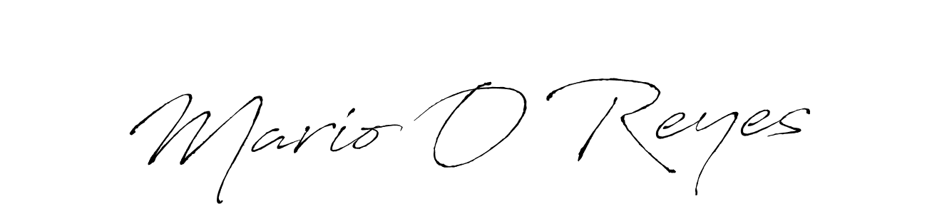 Make a beautiful signature design for name Mario O Reyes. With this signature (Antro_Vectra) style, you can create a handwritten signature for free. Mario O Reyes signature style 6 images and pictures png