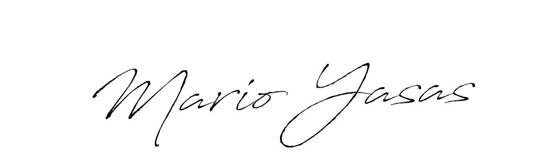 Make a beautiful signature design for name Mario Yasas. With this signature (Antro_Vectra) style, you can create a handwritten signature for free. Mario Yasas signature style 6 images and pictures png