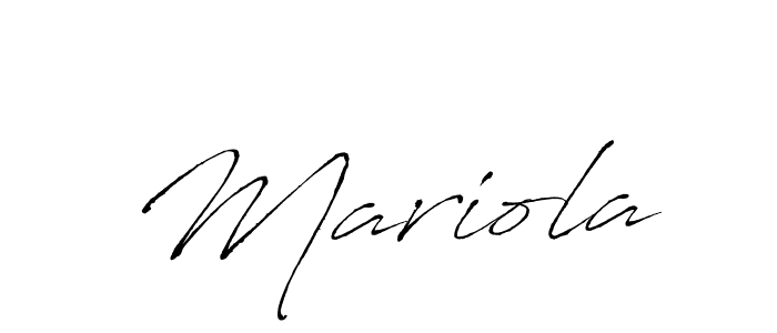 The best way (Antro_Vectra) to make a short signature is to pick only two or three words in your name. The name Mariola include a total of six letters. For converting this name. Mariola signature style 6 images and pictures png