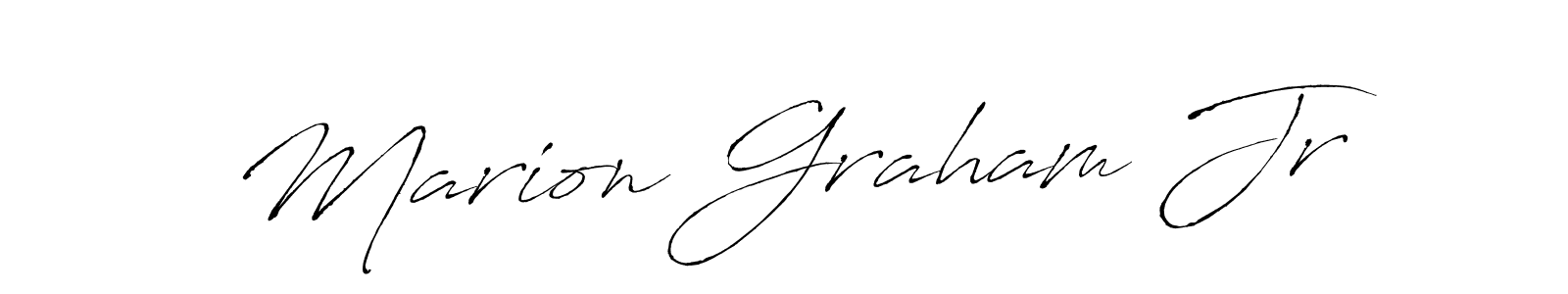 Design your own signature with our free online signature maker. With this signature software, you can create a handwritten (Antro_Vectra) signature for name Marion Graham Jr. Marion Graham Jr signature style 6 images and pictures png