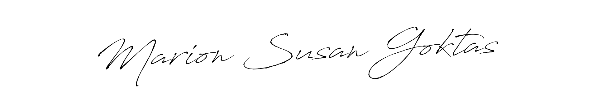 See photos of Marion Susan Goktas official signature by Spectra . Check more albums & portfolios. Read reviews & check more about Antro_Vectra font. Marion Susan Goktas signature style 6 images and pictures png