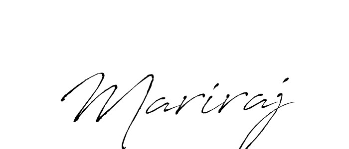 Create a beautiful signature design for name Mariraj. With this signature (Antro_Vectra) fonts, you can make a handwritten signature for free. Mariraj signature style 6 images and pictures png