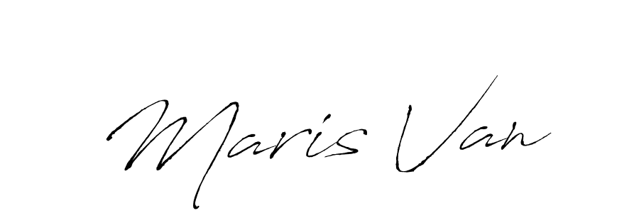 You should practise on your own different ways (Antro_Vectra) to write your name (Maris Van) in signature. don't let someone else do it for you. Maris Van signature style 6 images and pictures png
