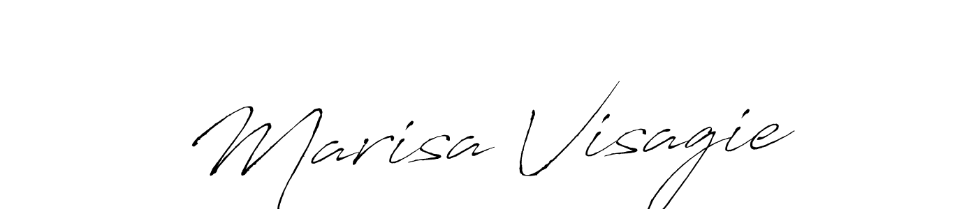 Create a beautiful signature design for name Marisa Visagie. With this signature (Antro_Vectra) fonts, you can make a handwritten signature for free. Marisa Visagie signature style 6 images and pictures png